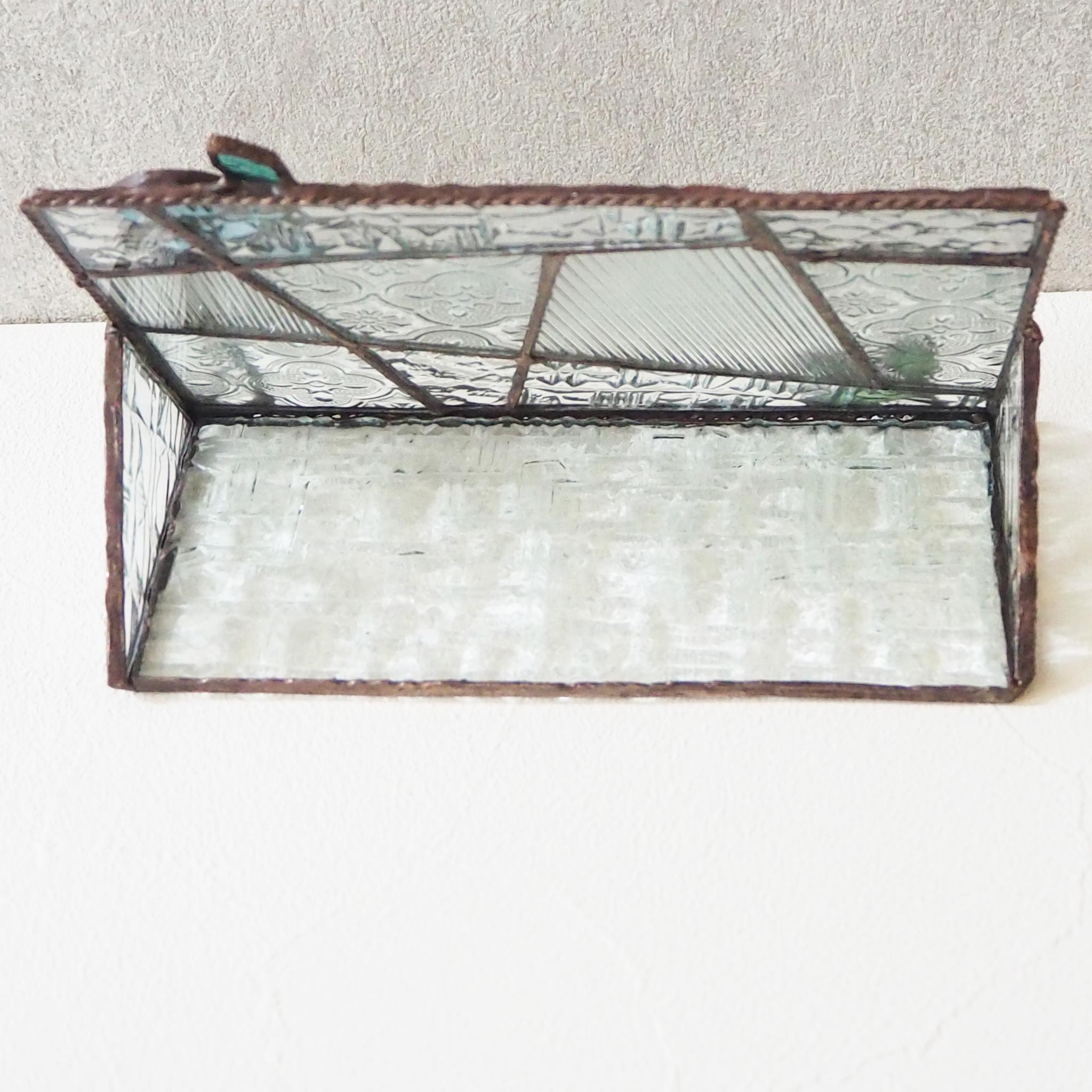 爽やかブルーのステンドグラスフォトフレーム | 5枚目