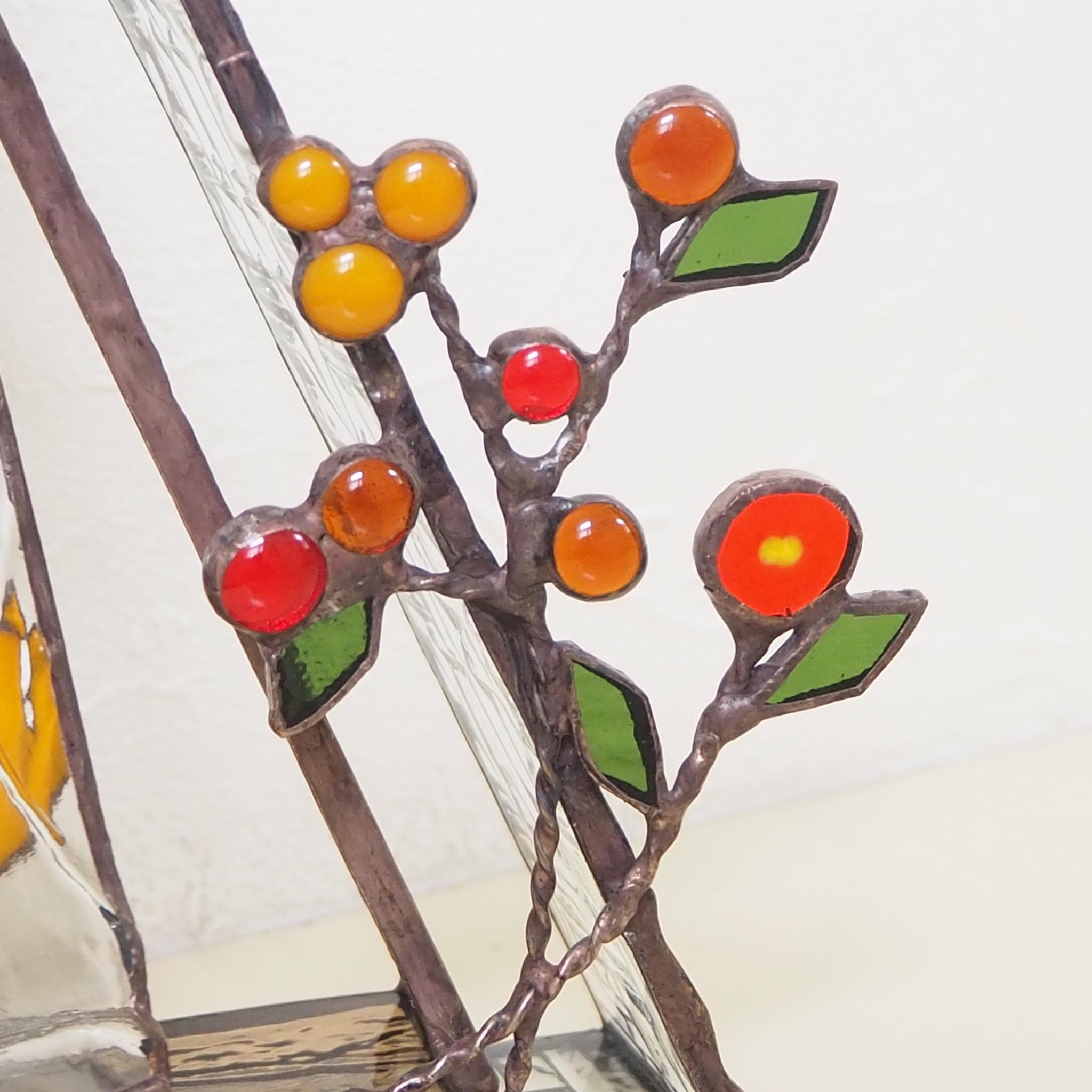 大人の秋夜を彩るステンドグラスのハロウィンツリー | 2枚目