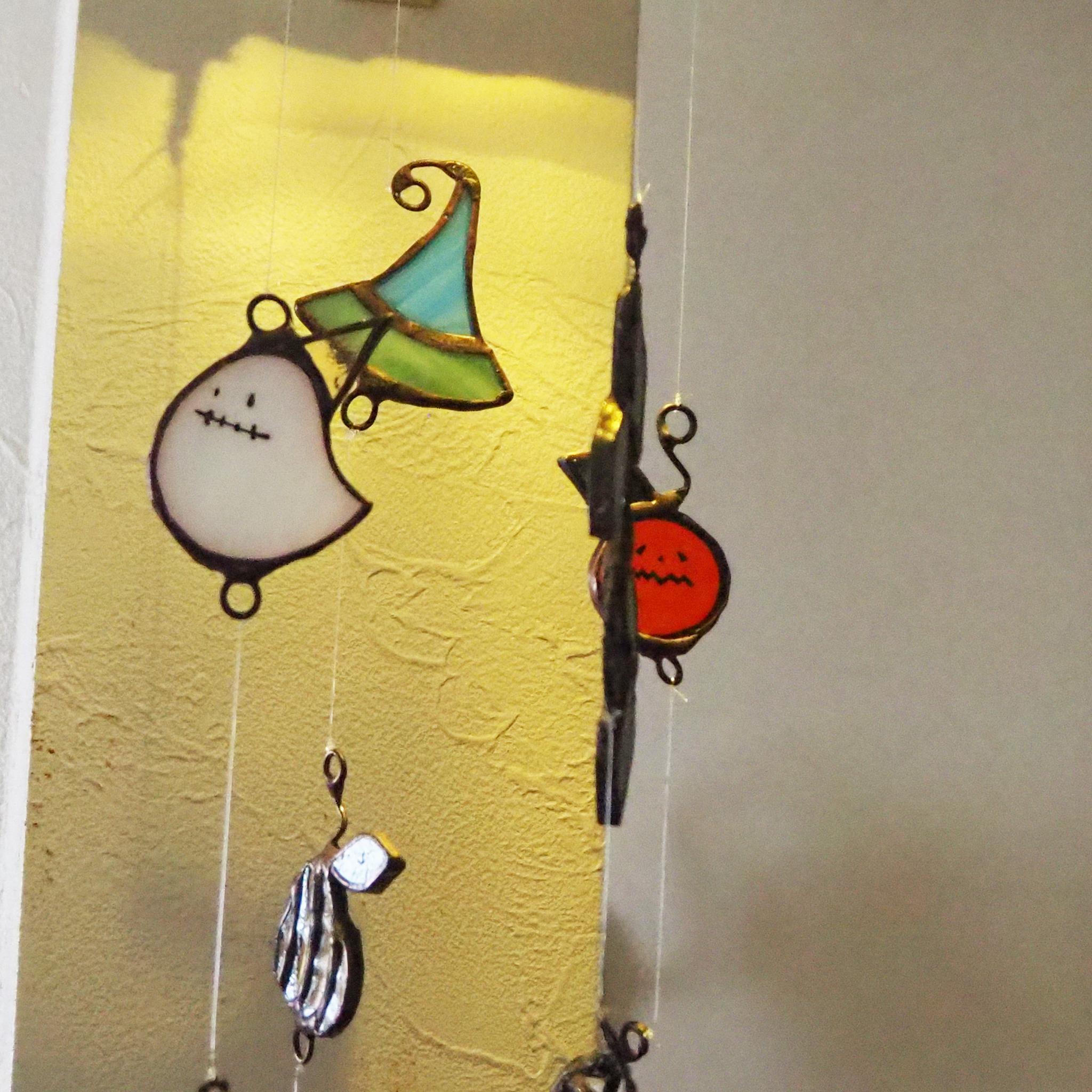 ステンドグラスのハロウィンもビールランプ | 12枚目