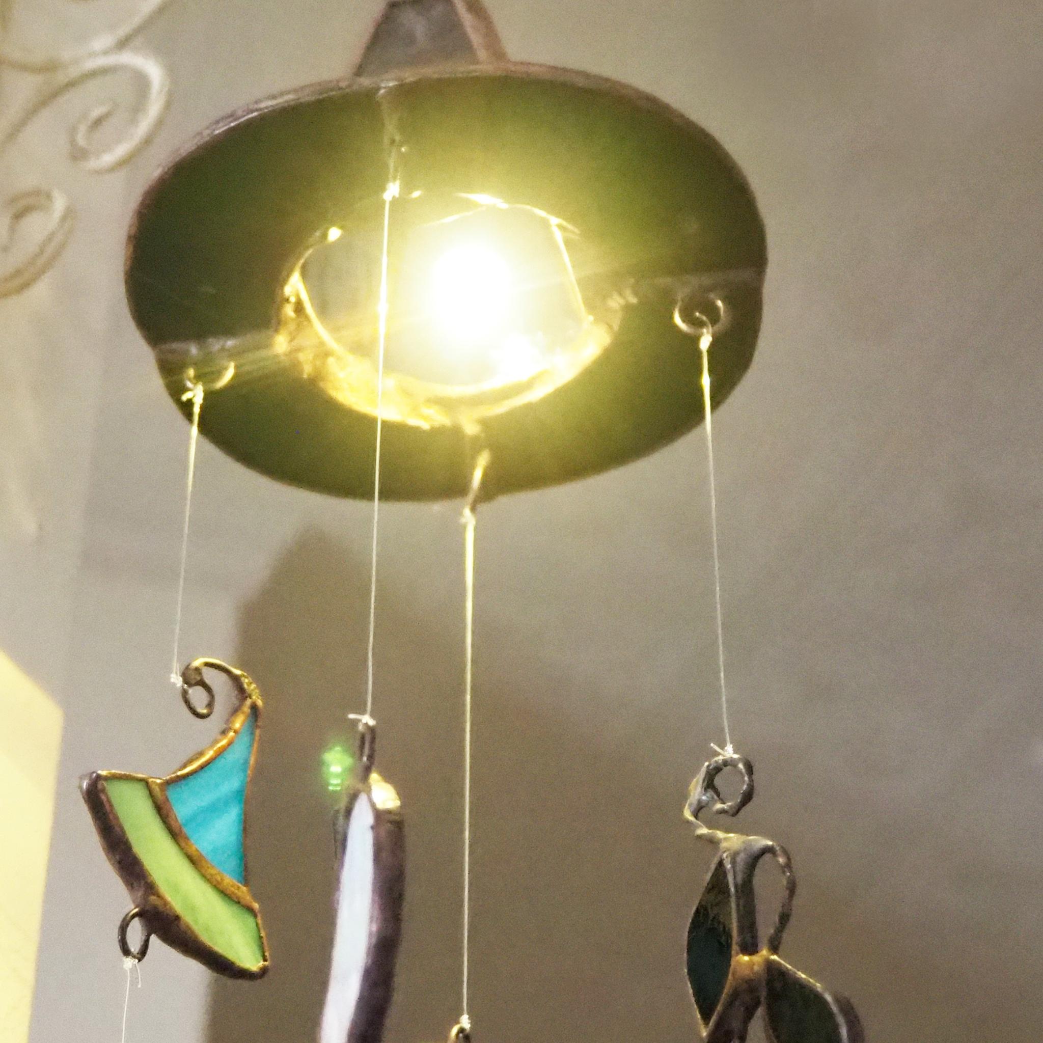 ステンドグラスのハロウィンもビールランプ | 15枚目