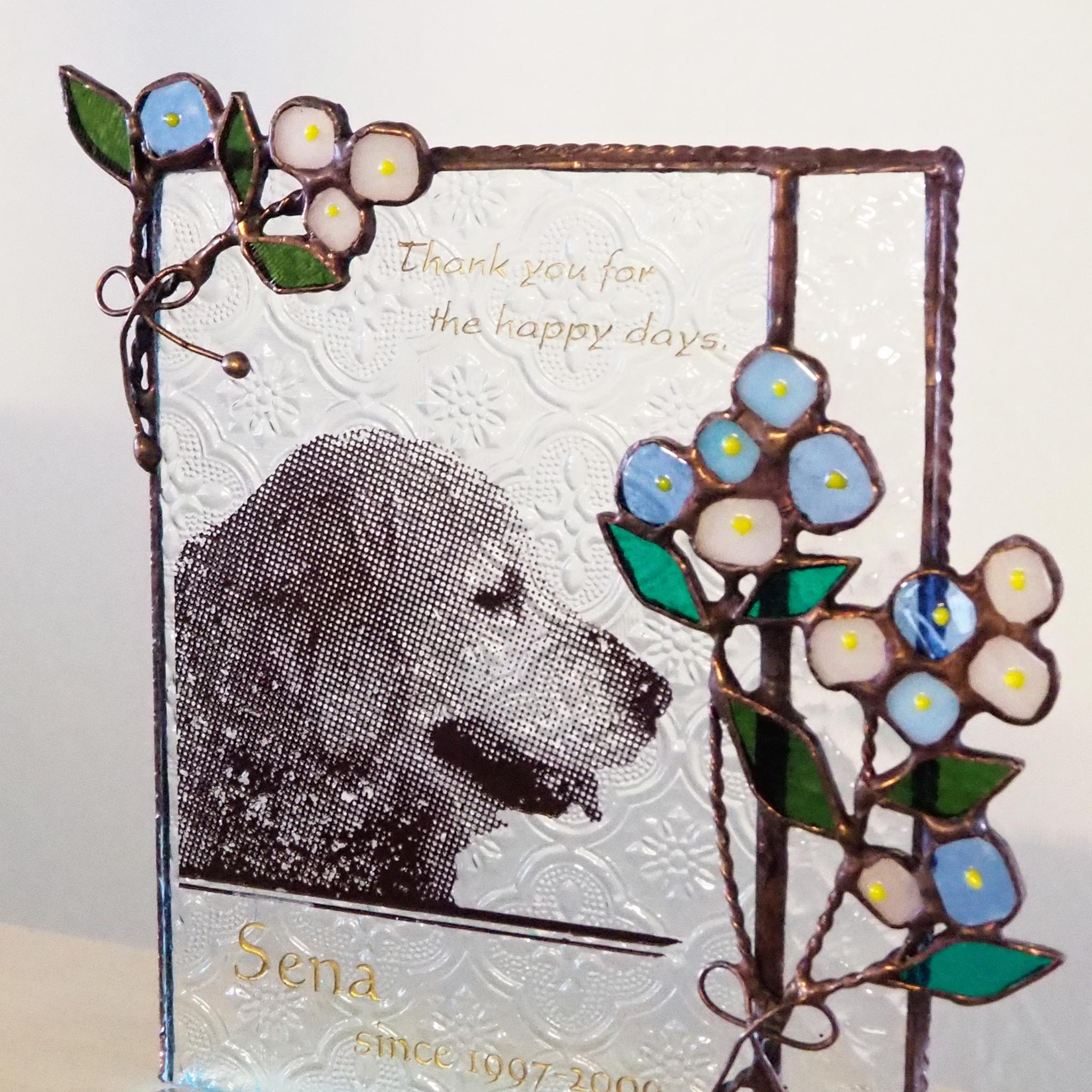 <送料無料>ステンドグラスで綴るペットの思い出 | 3枚目