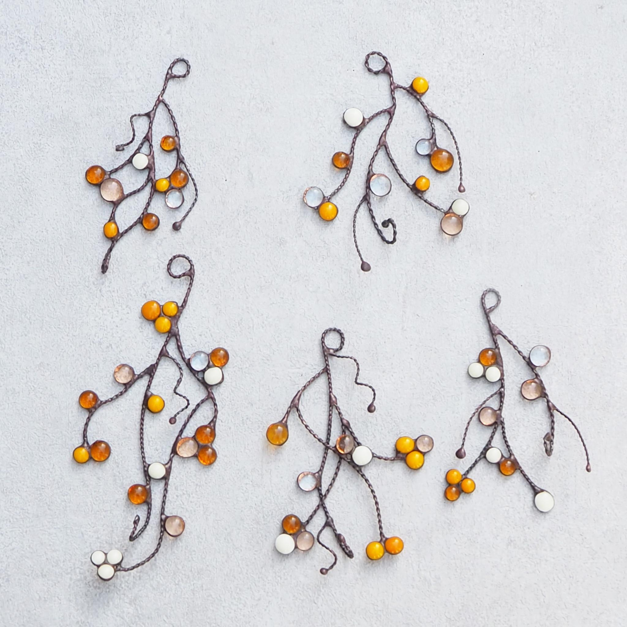 自由自在に楽しむステンドグラスの春色スワッグ | 10枚目