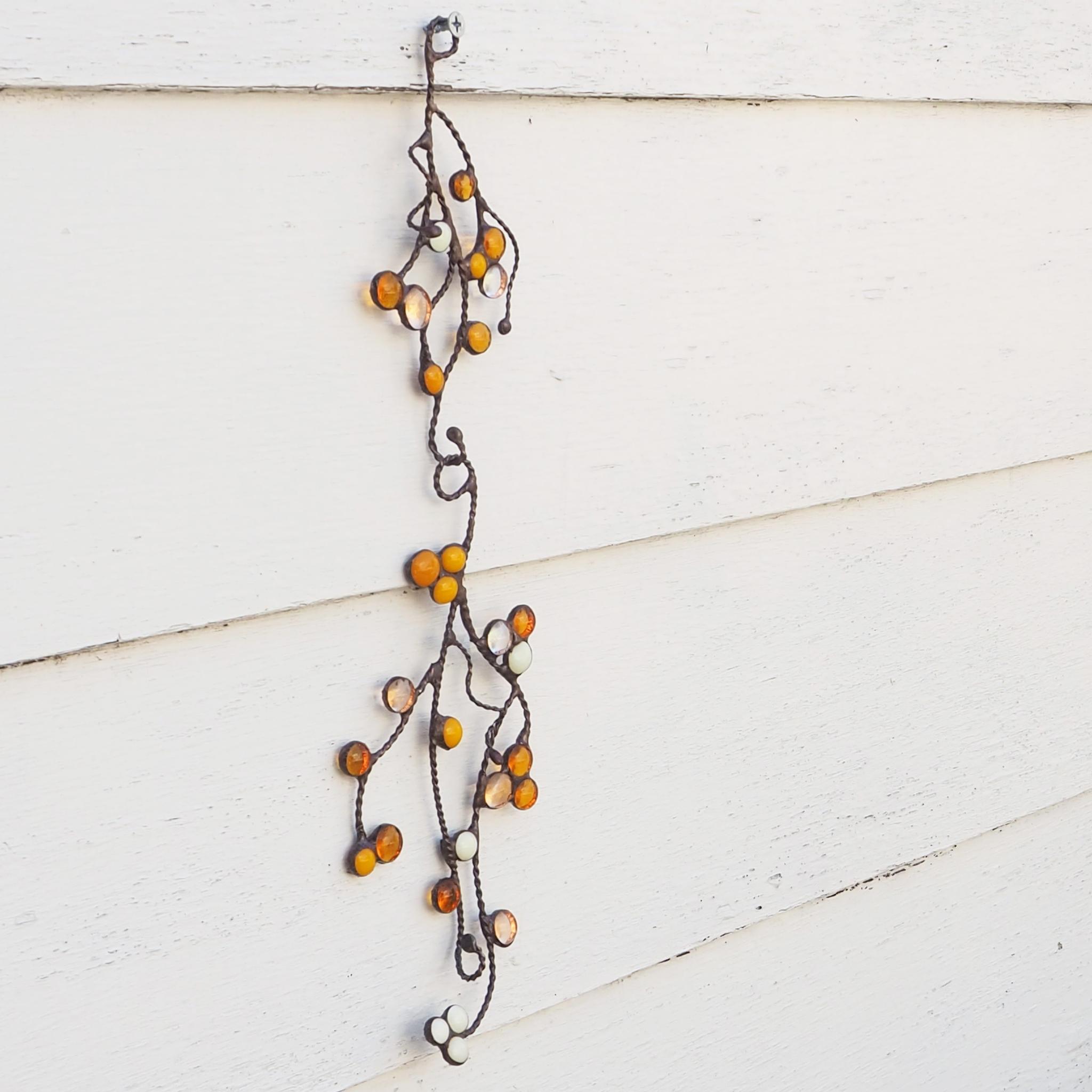 自由自在に楽しむステンドグラスの春色スワッグ | 5枚目