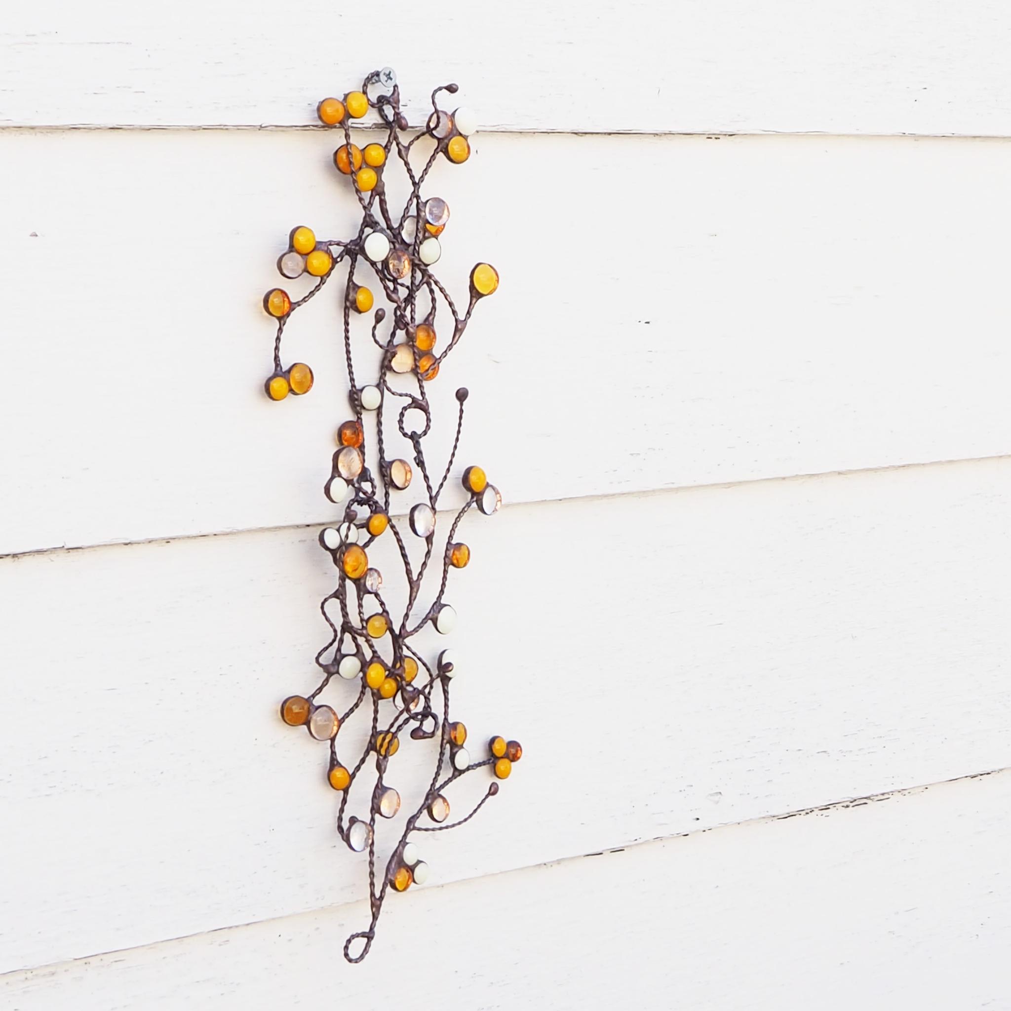 自由自在に楽しむステンドグラスの春色スワッグ | 7枚目